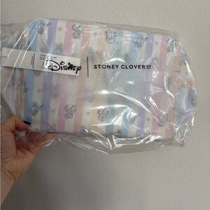 Stoney Clover Lane Pastel Striped Cosmetic Bag